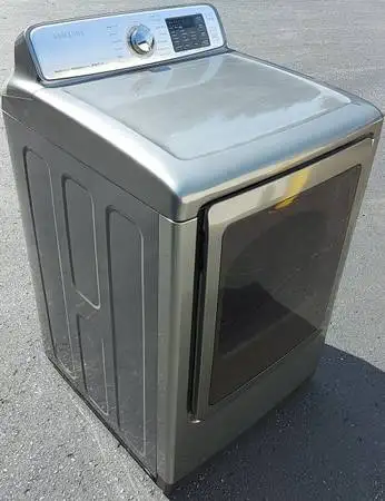 SAMSUNG DRYER WITH STEAM FEATURE (model DVE50M7450P/AC), View more