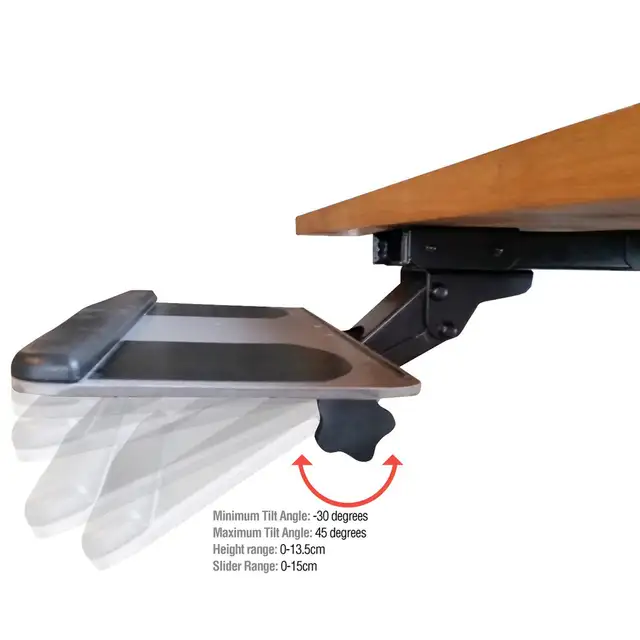 Keyboard Tray with Adjustable Height and Tilt for Standing Desks in Desks in Downtown-West End - Image 6