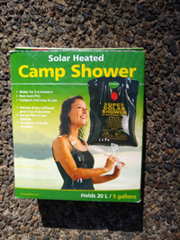 Camping Shower --Solar Heated
