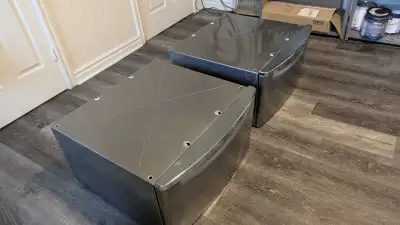 Maytag pedestal set for full size washer dryer, View more