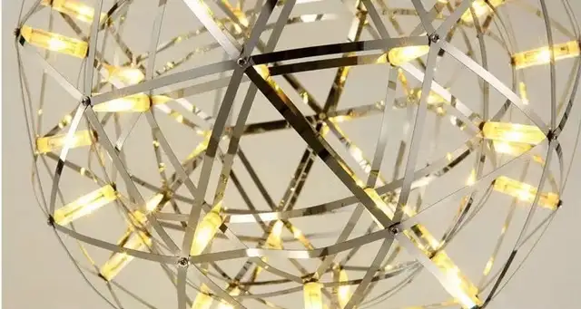 LUXURY - The Globe Gold Integrated Led Chandelier in Indoor Lighting & Fans in Mississauga / Peel Region - Image 6