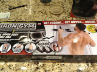 NEW in box IRON GYM upper body workout bar for sale
