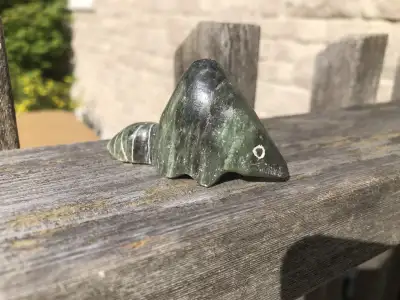 Vintage Inuit Soapstone Carving Beaver, View more