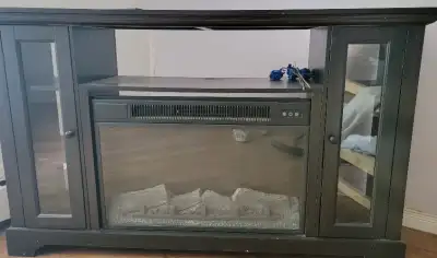 tv unit with fireplace