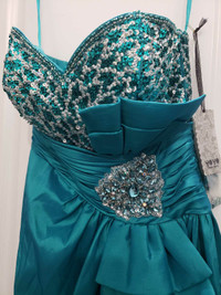 Beautiful Turquoise Gown for Sale Brand New