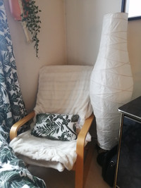 Best offer on Ikea chair and or floor lamp- Lansdowne station