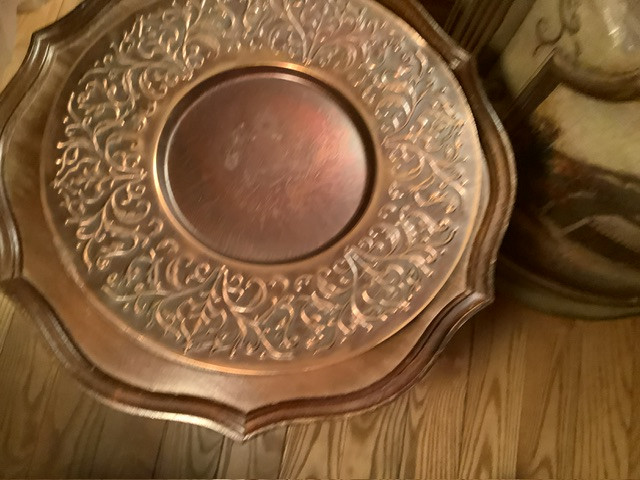 Vtg Talerz Sp-nia Rzemieslnicza Polish Copper PlateWall Art  in Home Décor & Accents in Belleville - Image 4