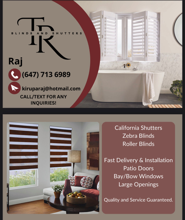 Blinds and shades for sales  in Window Treatments in City of Toronto