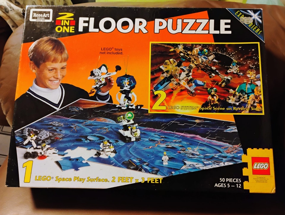 Vintage Lego Floor Puzzle Collectible and Rare BNIB | Toys & Games ...