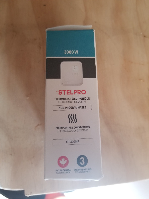 Brand New Stelpro Thermostat - 3000 W - 240 V in Heating, Cooling & Air in Edmonton - Image 3