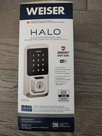 Brand New Weiser Halo WiFi Touchscreen Electronic Smart Lock