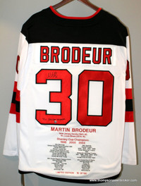 Martin Brodeur autographed jersey