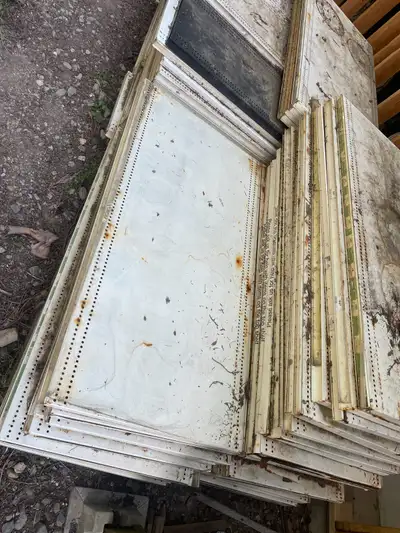 4’x2’ and 4’x16” metal shelves, no brackets. Good for shop or whatever you prefer. Will trade for st...