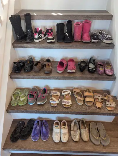 Size 9/10 girl's shoe lot, View more