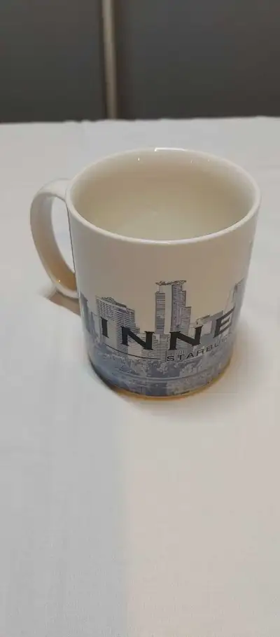 Starbucks Seattle & Minneapolis coffee mugs. Collector and Skyline series. New, no stains or chips....
