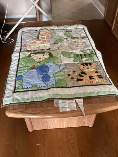 Baby/child blanket, crib skirt, fitted sheet made by Cuddletime, View more