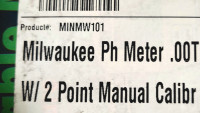 Milwaukee PH Meter