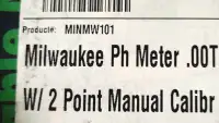 Milwaukee PH Meter