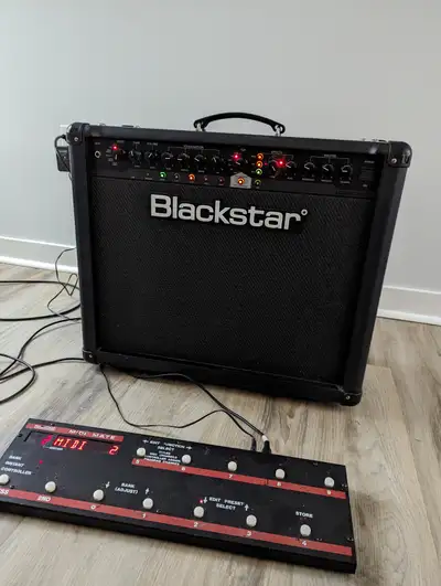 Blackstar ID:60TVP 60W Modeling Amp + Rocktron MIDI Footswitch b, View more
