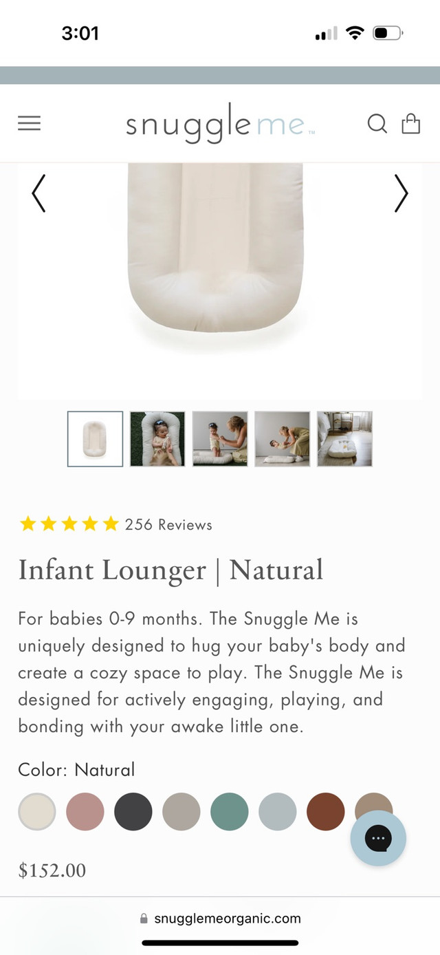 Snuggle Me Organic Baby Lounger in Multi-item in North Bay - Image 4