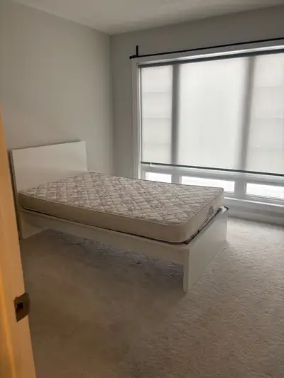 Single bed frame with mattress , View more
