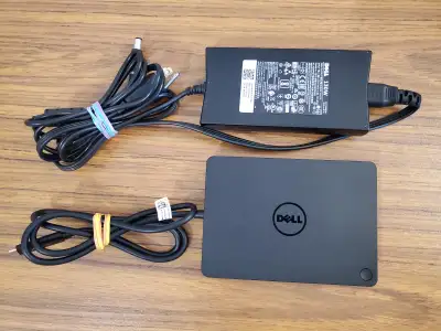 Docking station and chargers for Dell Laptops, View more