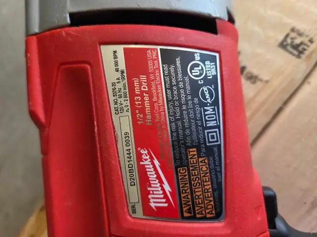 Milwaukee Hammer Drill460680246036408321