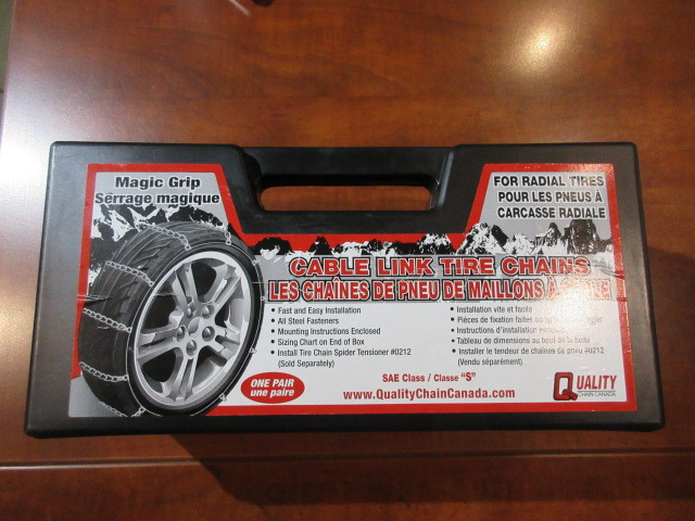 Set of 2 Tire Chains - New In Box in Other in Vancouver