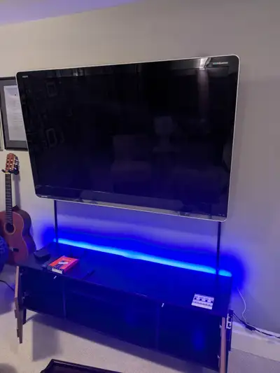 54 inch tv  including wall mount and  underneath cabinet, View more