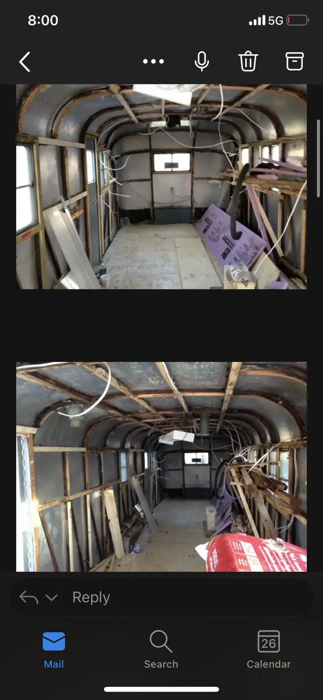 1957 rully restored vagabond trailer in Park Models in Bedford - Image 9