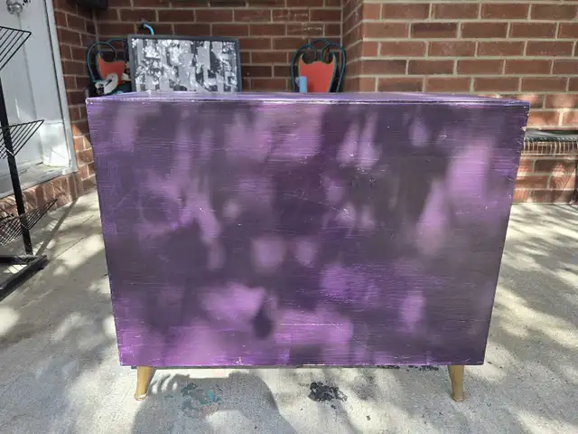 Cute antique vintage purple and gold shelf in Bookcases & Shelving Units in Ottawa - Image 6