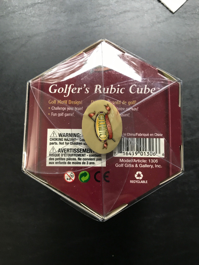 New, Golfer’s “Rubic Cube” by ‘The Clubhouse Collection’ in Hobbies & Crafts in Bedford - Image 2