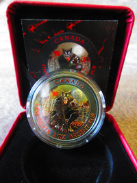 BLOODY WEREWOLF Creatures of the North Colorized 2oz Silver Coin
