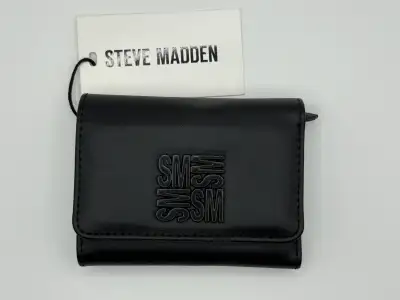 Steve Madden Barber Wallet Black, View more