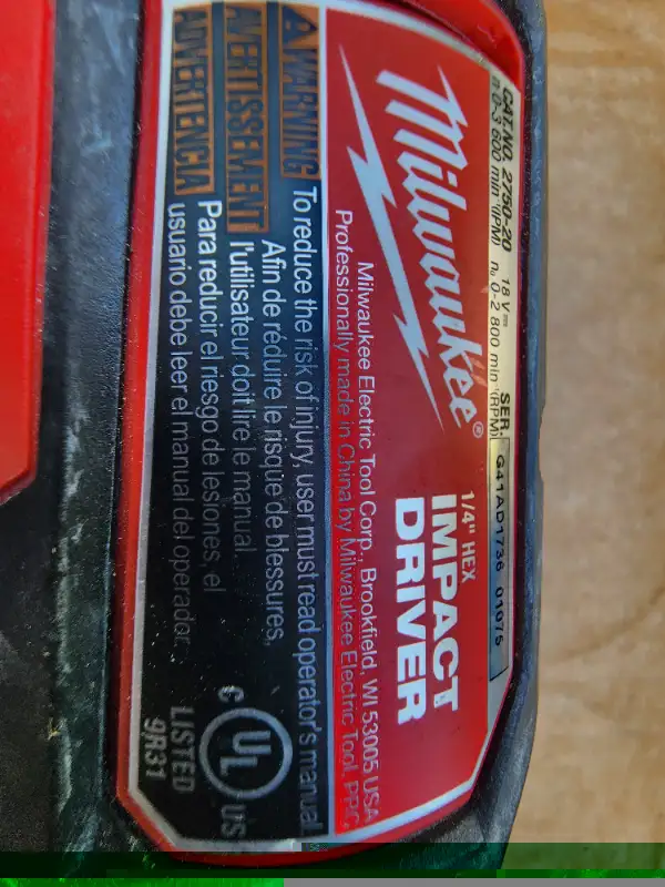 Milwaukee 1/4" Hex Brushless Impact Driver W Belt Clip Tool Only in Power Tools in Windsor Region - Image 11