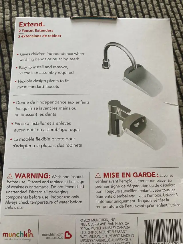 Munchkin Faucet Extender 2 Piece Set in Bathing & Changing in London - Image 10