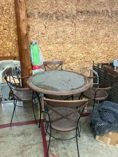 patio table and chairs, View more