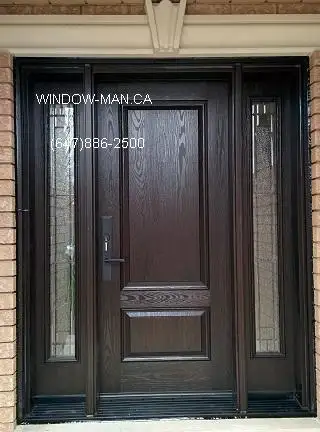 Replacement Exterior Fiberglass Entry Door  Installed, View more