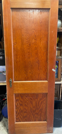 Antique wood door