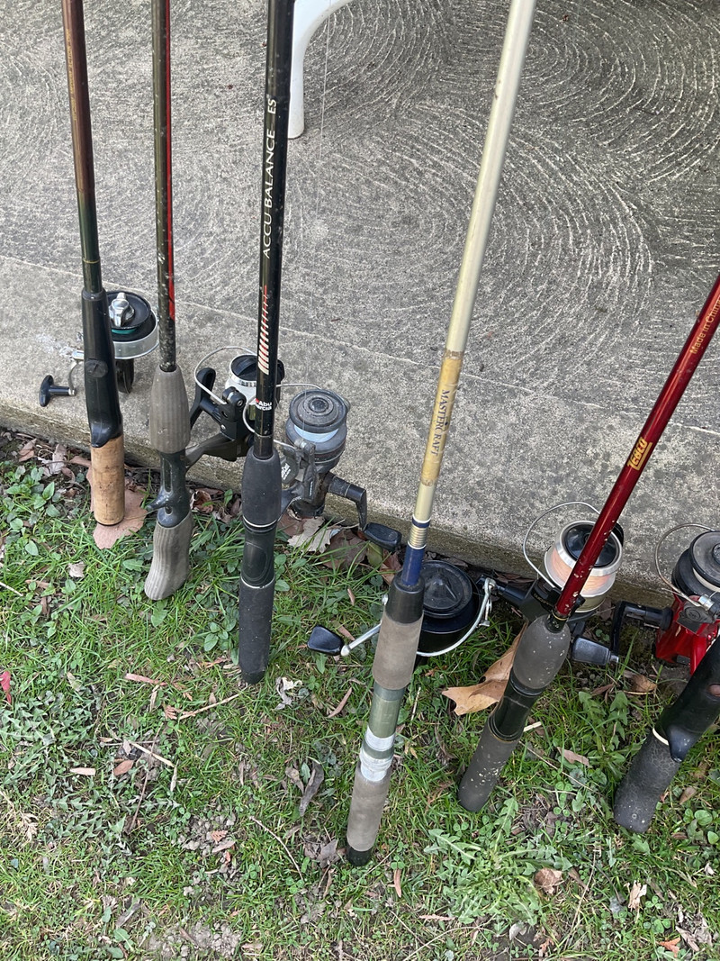 Fishing rods , reel and accessories Fishing, Camping & Outdoors