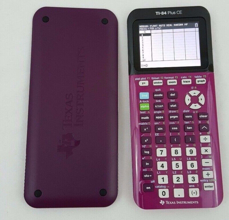 Texas Instruments TI-84 Plus CE Plum Graphing Calculator for sale  
