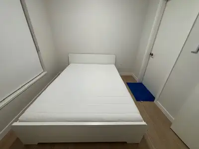 IKEA Queen Bed Frame and Mattress Set, View more