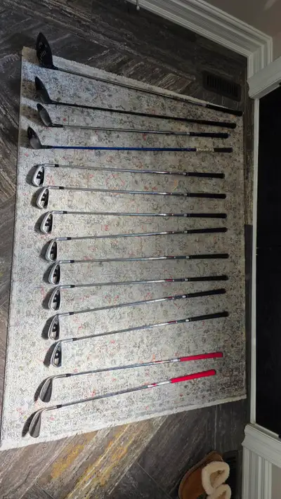 Full set of Golf Clubs. PING G400 irons and woods, Vockey wedges, View more
