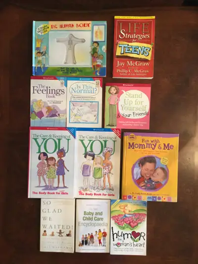 Girl, Teen & Parent Books- Body, Feelings, Baby Care $3-8, LotSS, View more
