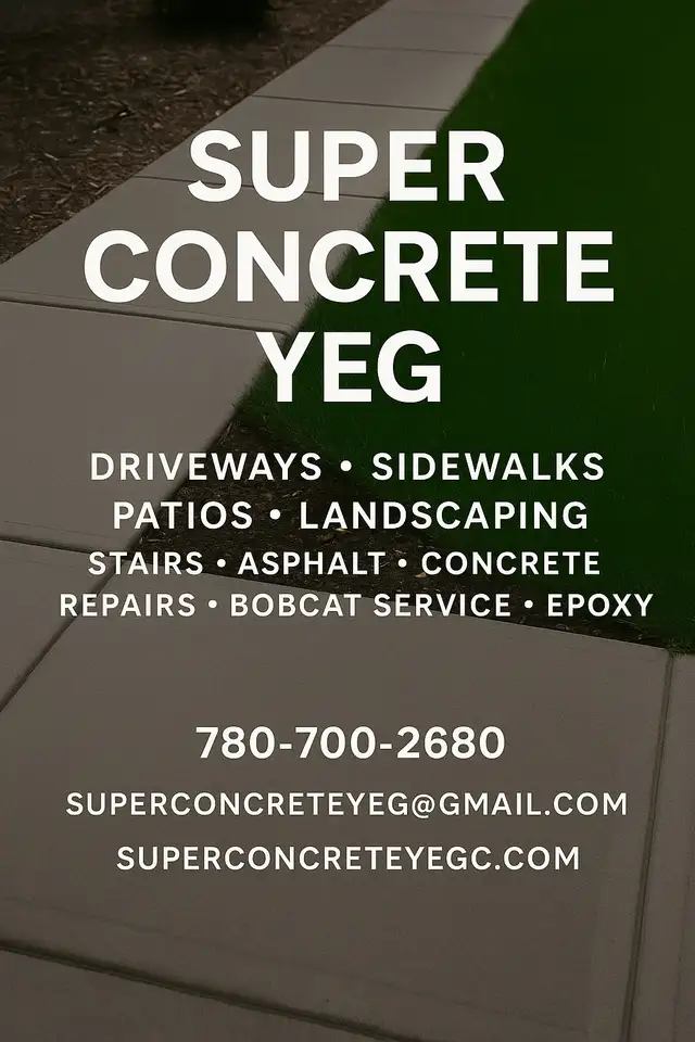 Super Concrete:  All Concrete Services , Demolition , Lawn Care62864354507010123