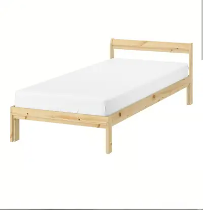 IKEA twin bed frame with slatted bed base, View more