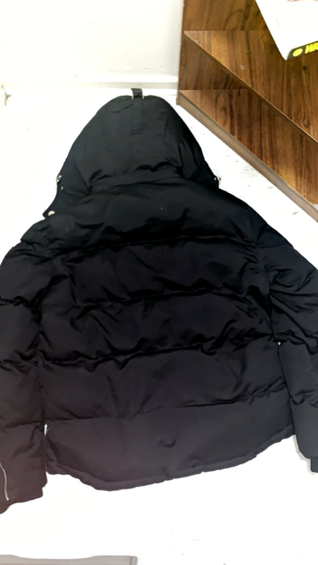 Black Mooseknucle Jacket(tear) in Men's in City of Toronto - Image 2