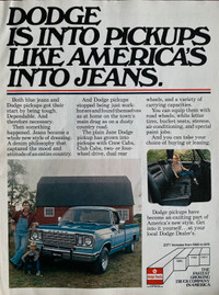 1977 Dodge Pickup Original Ad