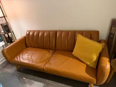 Fosnavag Upholstered Convertible Split-Back Futon Sofa Bed, View more