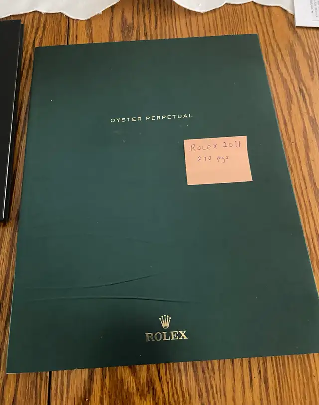 Rolex Watch Catalogues